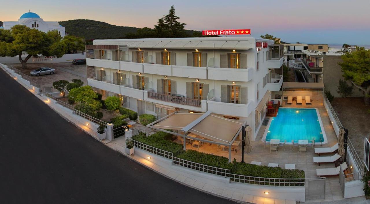 Erato Hotel Agia Marina  Eksteriør billede