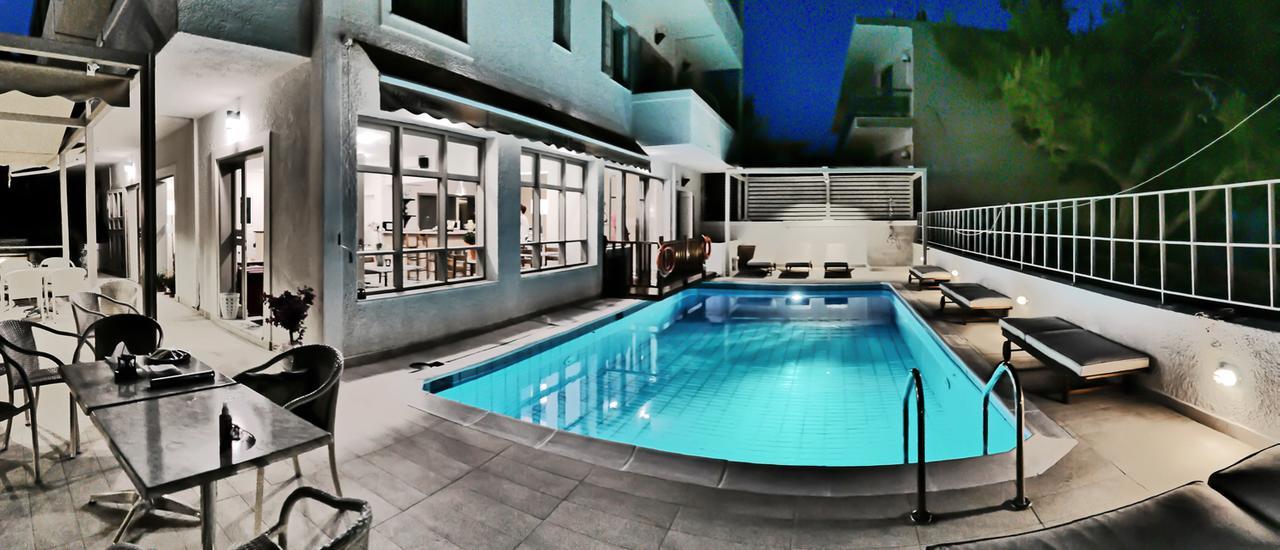 Erato Hotel Agia Marina  Eksteriør billede